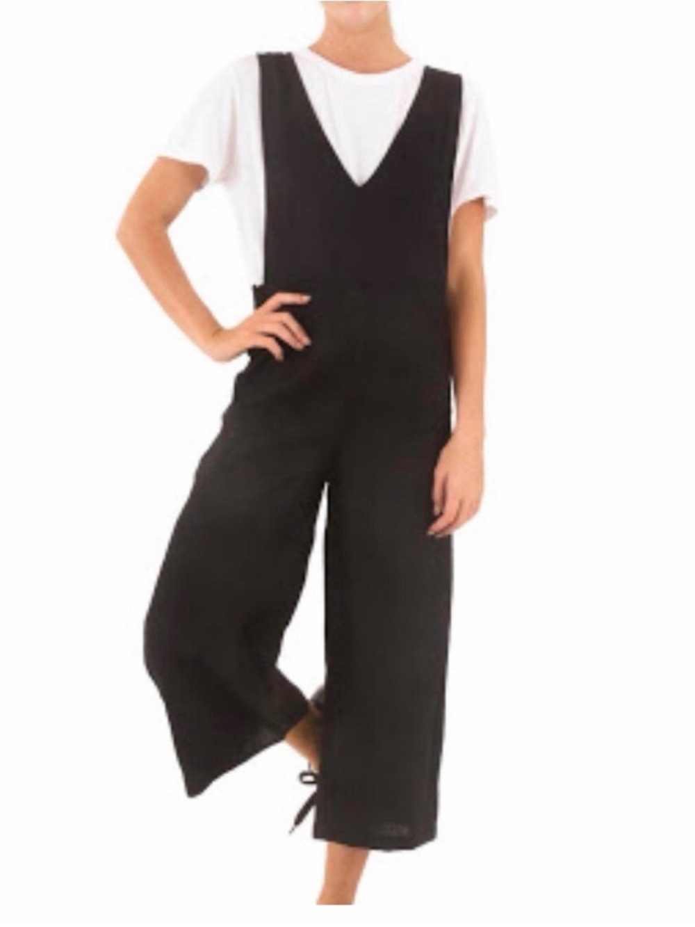 The bare road black jumpsuit